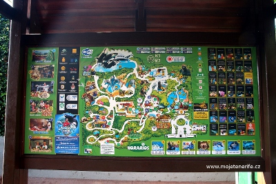 Mapa Loro Parku