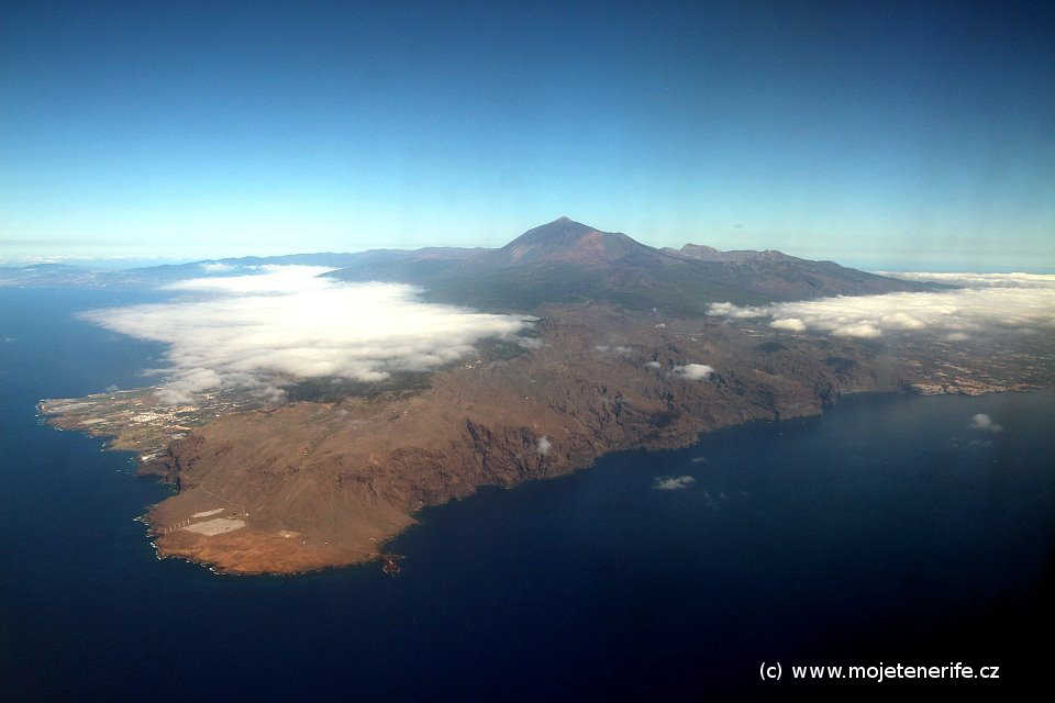 Tenerife, letecký pohled